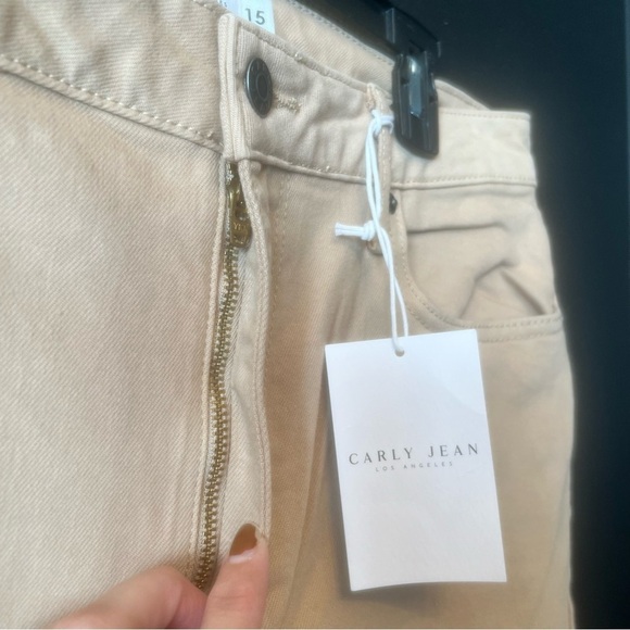 NWT Chrissy Classic Straight Leg Jeans Size: 15 Color : Beige - Picture 8 of 13